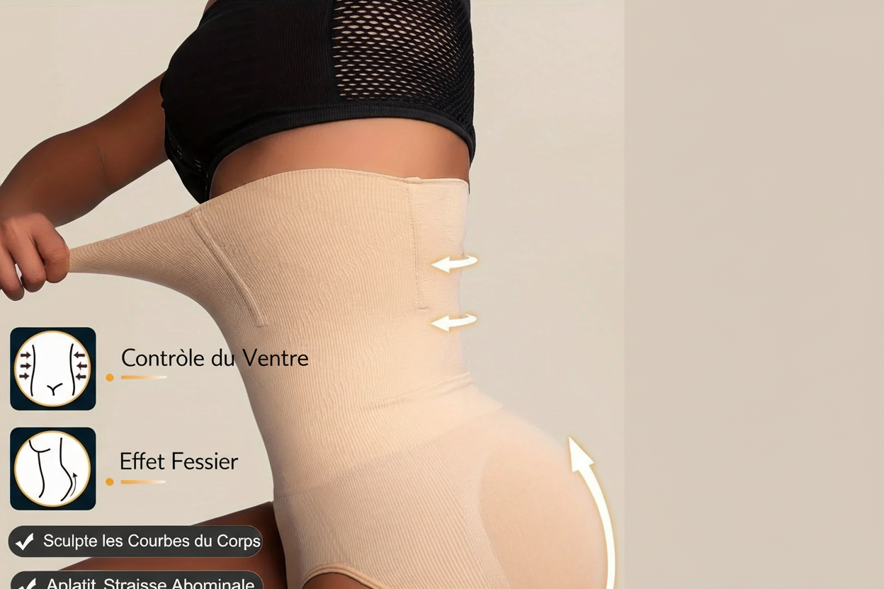 Gaine Amincissante Femme – Taille Haute Gainante Ventre Plat