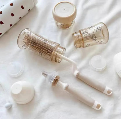 Ensemble Peigne et Brosse Bébé - Doux et Sécurisé pour Nouveau-nés