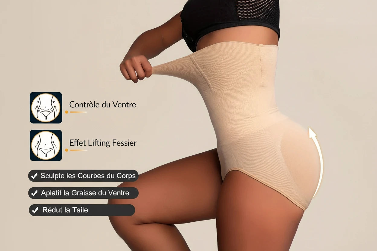 Gaine Amincissante Femme – Taille Haute Gainante Ventre Plat