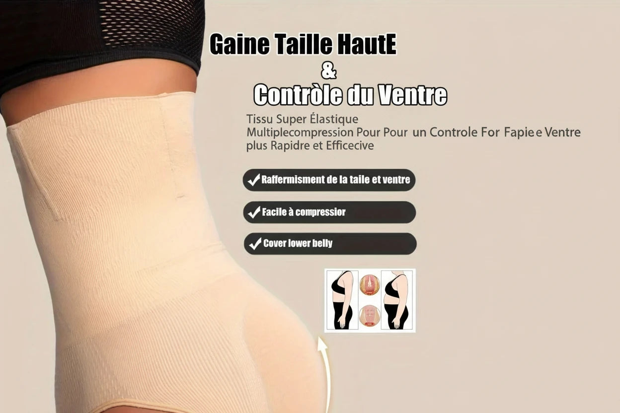 Gaine Amincissante Femme – Taille Haute Gainante Ventre Plat
