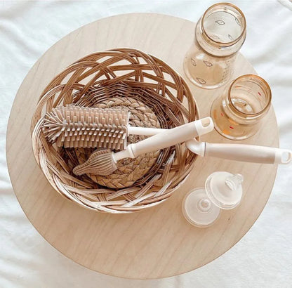 Ensemble Peigne et Brosse Bébé - Doux et Sécurisé pour Nouveau-nés