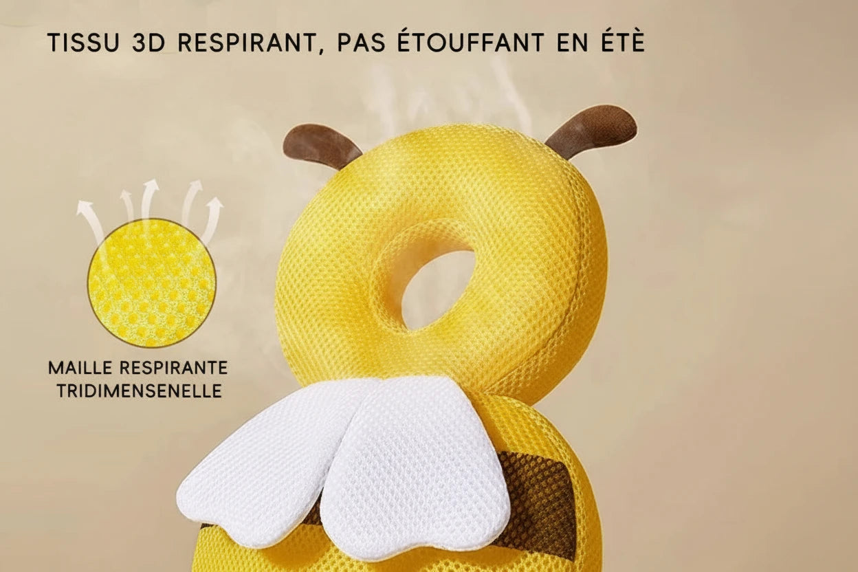 Coussin de Protection Bébé – Anti-Chute en Forme d’Abeille | Sécurité & Confort