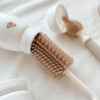 Ensemble Peigne et Brosse Bébé - Doux et Sécurisé pour Nouveau-nés