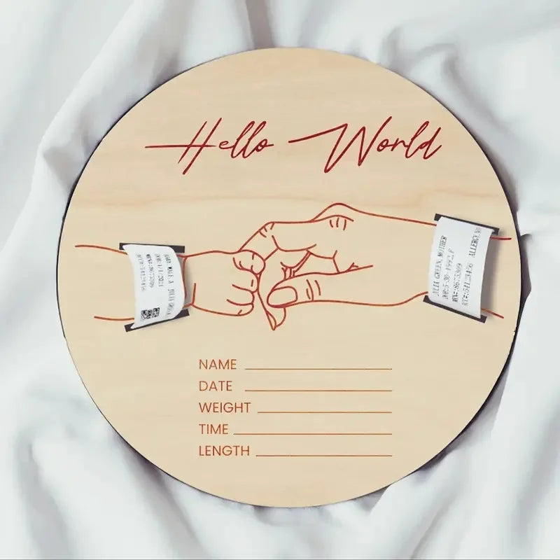 Porte-Souvenir Gravé Personnalisé pour Bébé - Cadeau Naissance Original