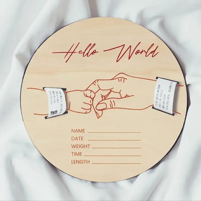 Porte-Souvenir Gravé Personnalisé pour Bébé - Cadeau Naissance Original