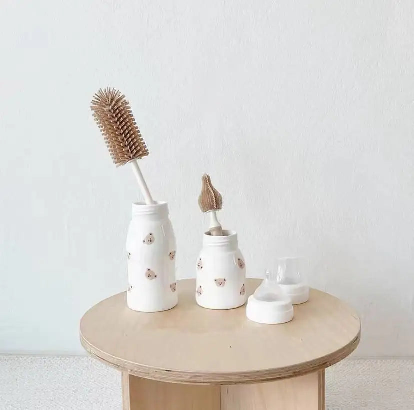 Ensemble Peigne et Brosse Bébé - Doux et Sécurisé pour Nouveau-nés