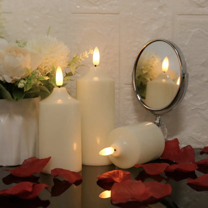 Bougies LED sans flamme avec télécommande – Effet flamme réaliste (lot de 6 ou 12)