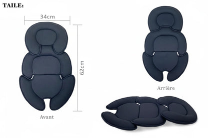 Coussin Universel pour Poussette Bébé - Support Tête et Corps pour Nouveau-né