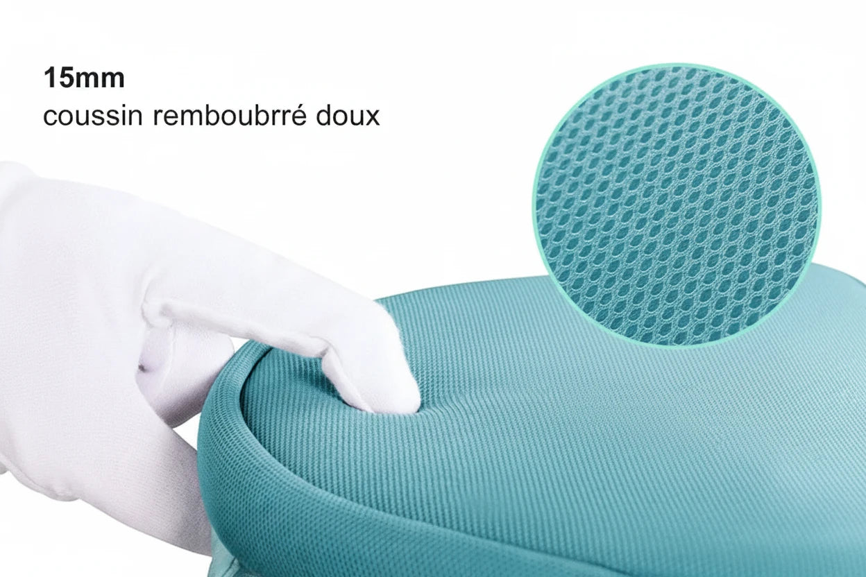 Porte-Bébé Ergonomique 6-en-1™ avec Siège à la Taille et Support Respirant