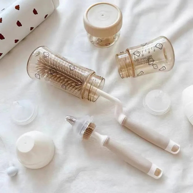 Ensemble Peigne et Brosse Bébé - Doux et Sécurisé pour Nouveau-nés