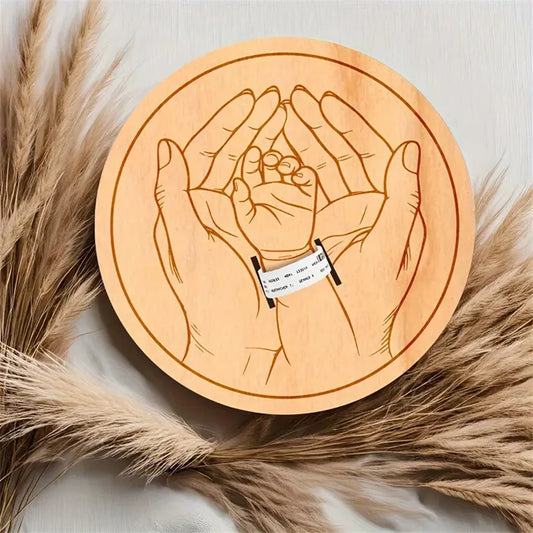 Porte-Souvenir Gravé Personnalisé pour Bébé - Cadeau Naissance Original