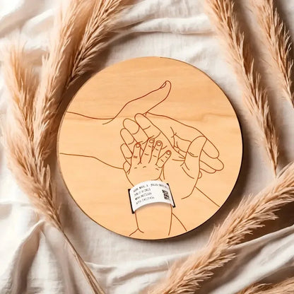 Porte-Souvenir Gravé Personnalisé pour Bébé - Cadeau Naissance Original